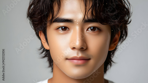 Close-up portrait of young ...