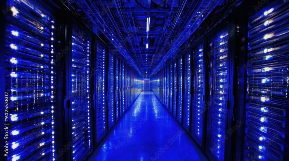 Server Room Interior Server Room Interior