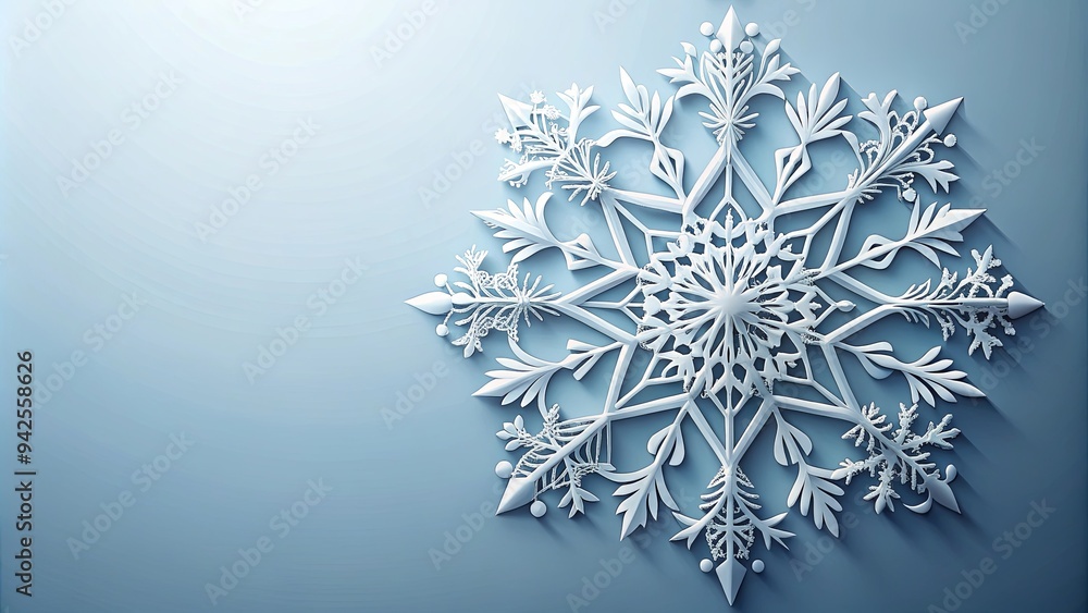 Intricate delicate snowflake paper pattern Intricate delicate snowflake paper pattern