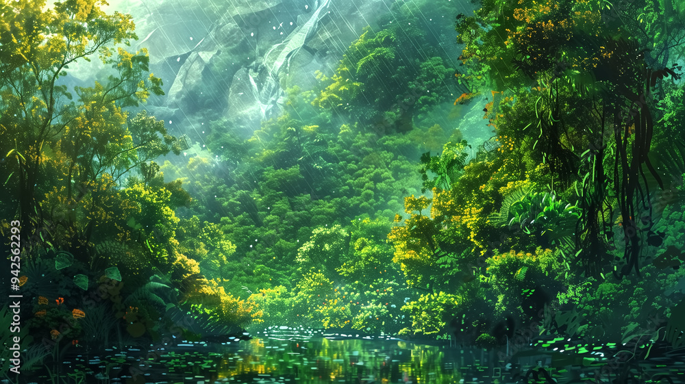A vibrant forest being restored through sustainable practices re A vibrant forest being restored through sustainable practices re