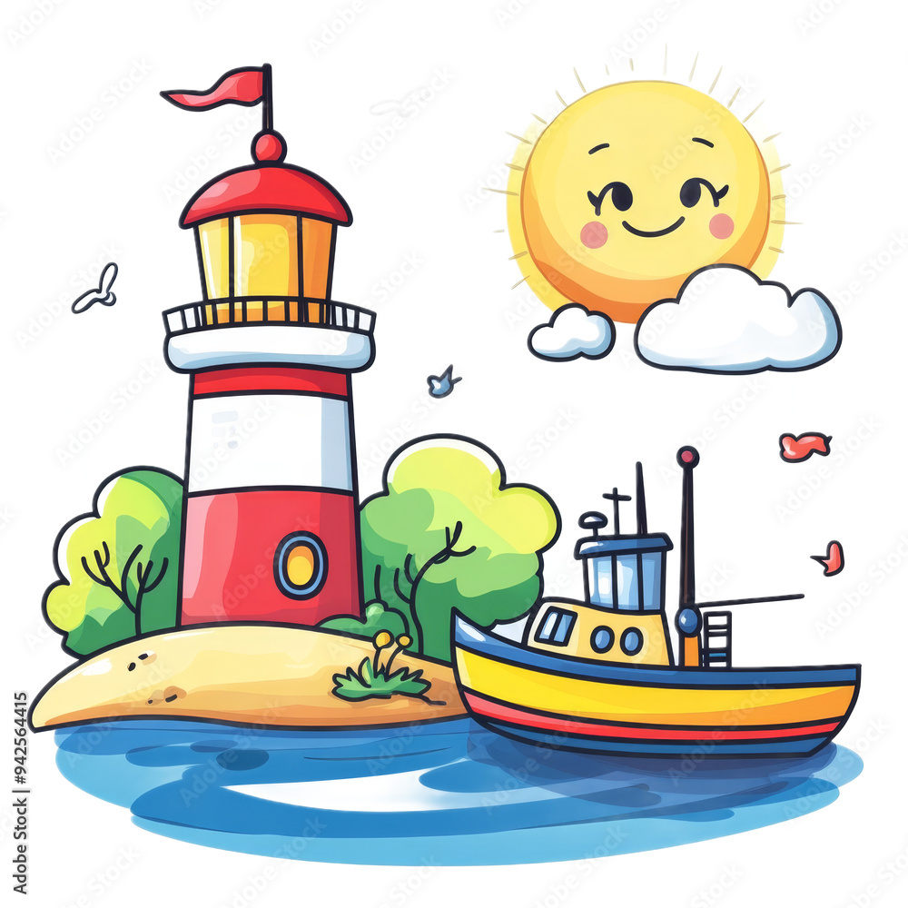 lighthouse on the sea lighthouse on the sea