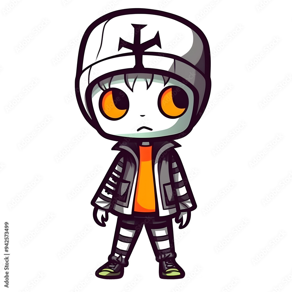 halloween cute cartoon character style generative AI. halloween cute cartoon character style generative AI.