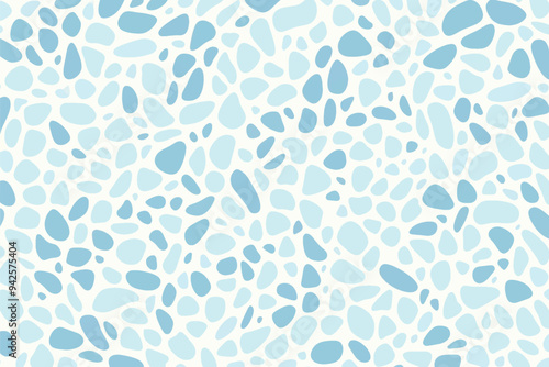 Abstract blue pebble pattern