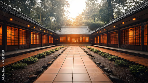 Traditional Japanese buildi...