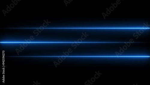 abstract neon glowing colorful line animation. black background 4k illustration.