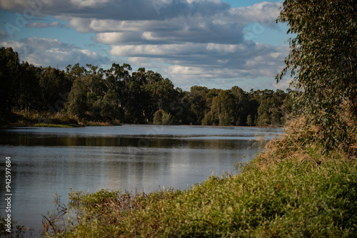 Evening over the Maranoa River photo