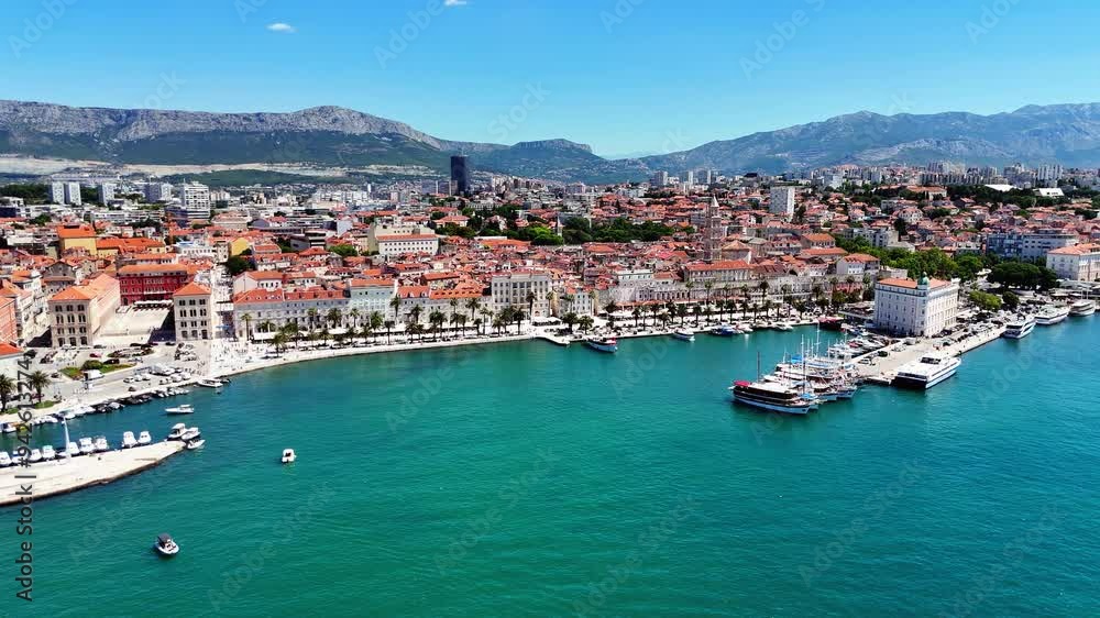 Aerial View of Split City, Croatia Aerial View of Split City, Croatia