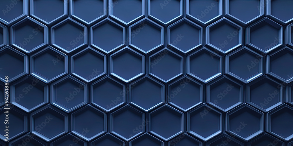 Naklejka premium hexagon shape background
