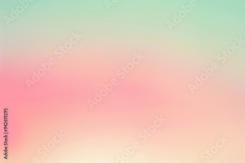 A simple, blurred gradient background in light green and pink, offering a minimalist aesthetic with gentle transitions and a serene, unobtrusive feel.