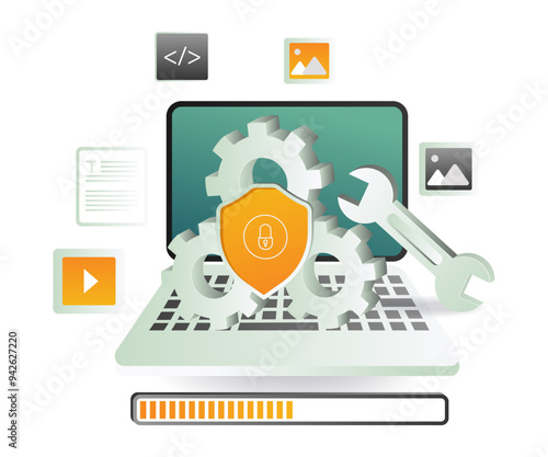 Computer technology security maintenance process