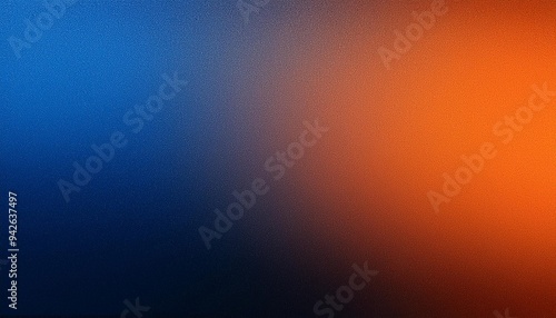 Rustic Charm: Blue and Orange Grainy Noise Gradient Background