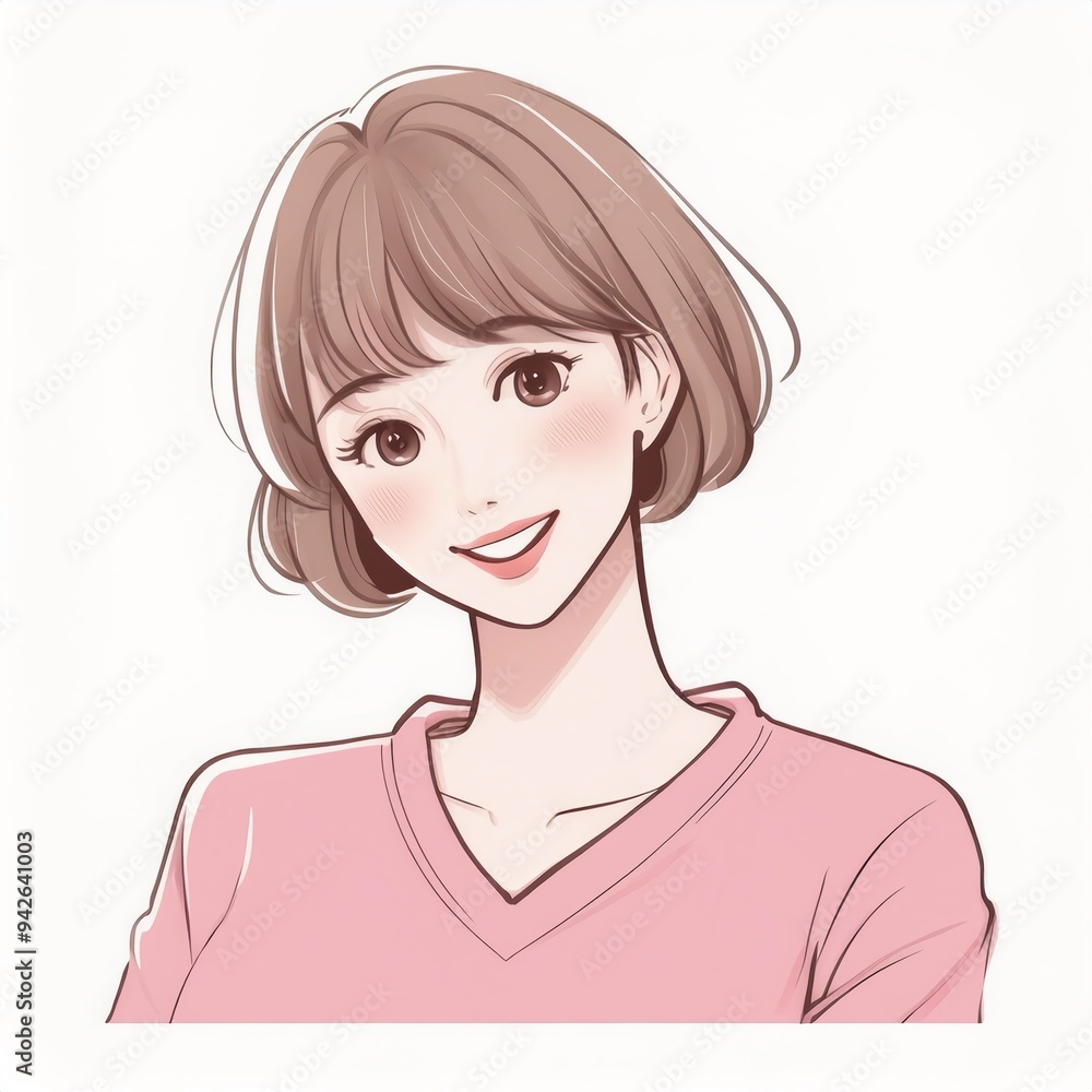 女性・女の子のイラスト素材 女性・女の子のイラスト素材