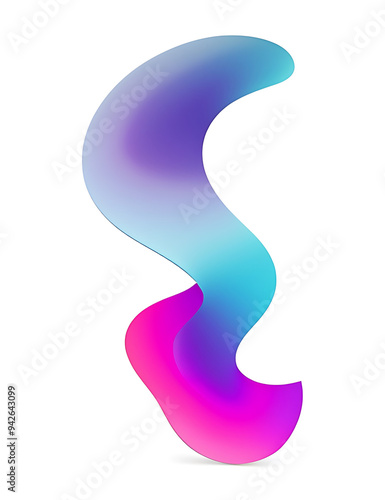 Wallpaper Mural A smooth, vibrant gradient transitioning seamlessly from one color to another on a plain white background, designed to add a modern and sophisticated touch to any digital or print project. Torontodigital.ca