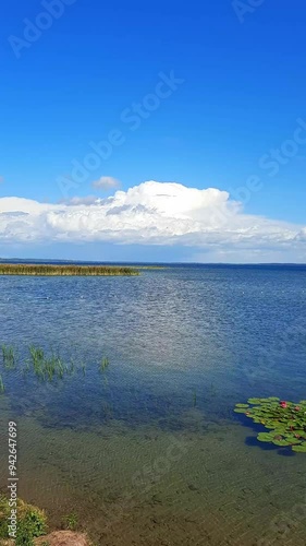 lake and clouds