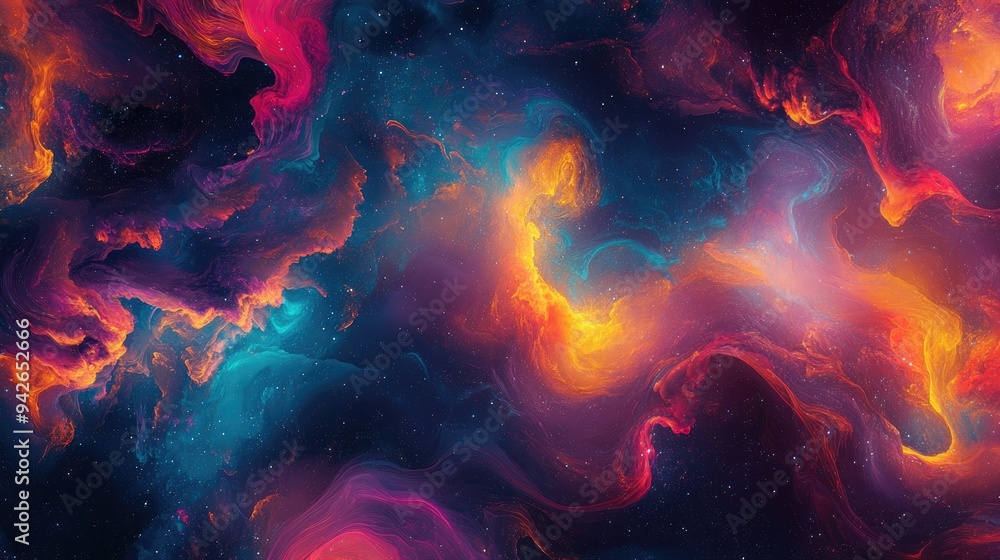 A mesmerizing abstract cosmic space galaxy texture with vibrant colors and swirling patterns, perfect for a PC desktop wallpaper background, A mesmerizing abstract cosmic space galaxy texture with vibrant colors and swirling patterns, perfect for a PC desktop wallpaper background,