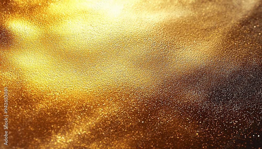 Shiny gold glitter pattern bright metallic luxury backdrop generated by AI Shiny gold glitter pattern bright metallic luxury backdrop generated by AI