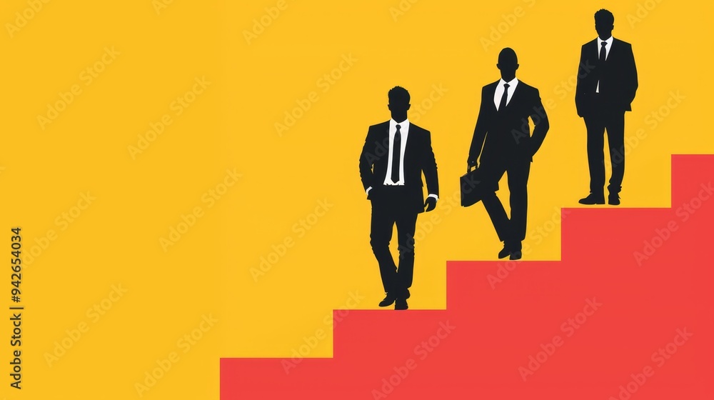 Fototapeta premium Motivated workforce, business seminar for career advancement.