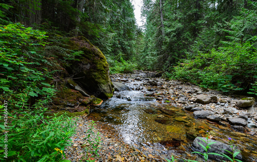 Mountain streams and waterfalls Mountain streams and waterfalls