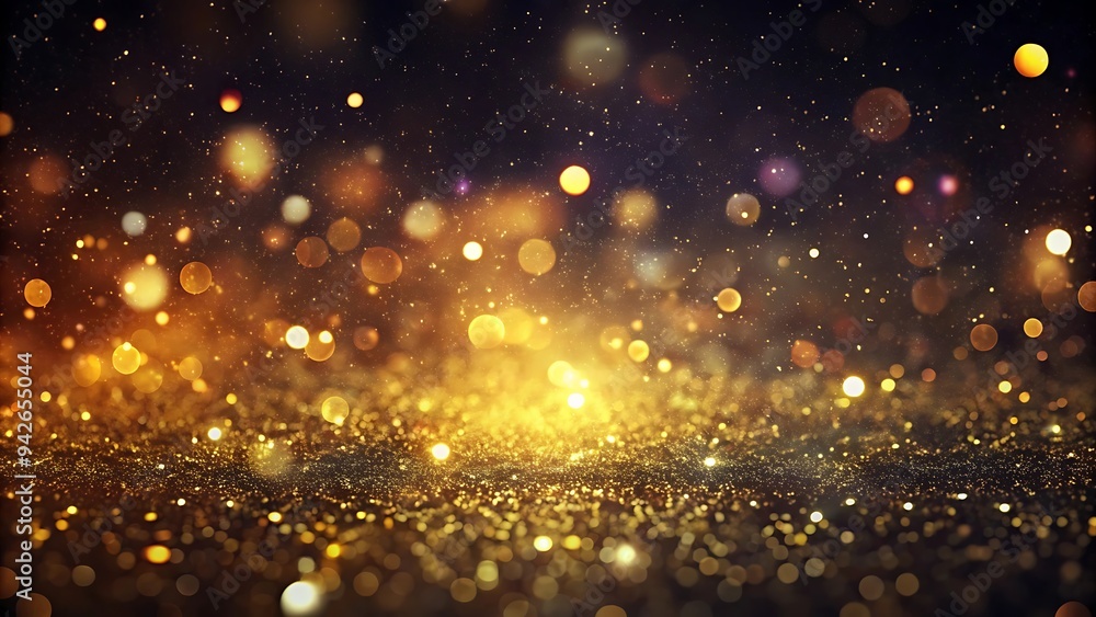 Fototapeta premium Golden Glitter Background.