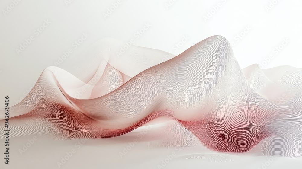 Abstract lines forming a rising wave, embodying the surge of confidence and momentum, set against a minimalist white background. Abstract lines forming a rising wave, embodying the surge of confidence and momentum, set against a minimalist white background.
