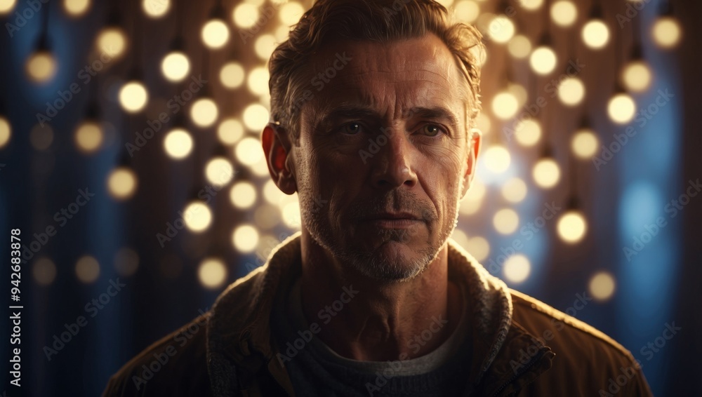 Man in front of a light Gateway concept. Man in front of a light Gateway concept.