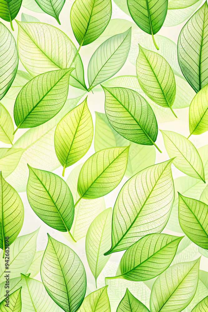 A Tapestry of Green: Lush leaves in a vibrant flat lay, celebrating nature's diversity and the beauty of organic patterns. A Tapestry of Green: Lush leaves in a vibrant flat lay, celebrating nature's diversity and the beauty of organic patterns.