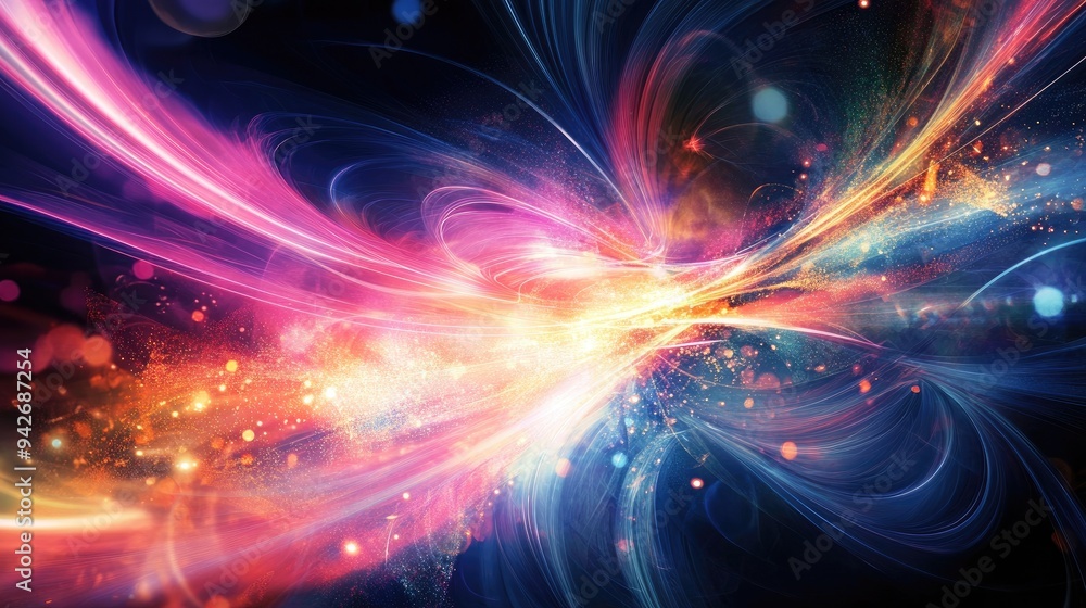 Light energy abstract. Generative AI Light energy abstract. Generative AI
