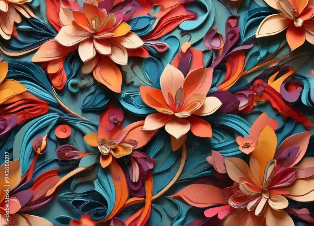 Beautiful art off flower Beautiful art off flower