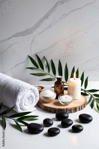 Tranquil Spa Wellness: Natural Aromatherapy and Zen Relaxation