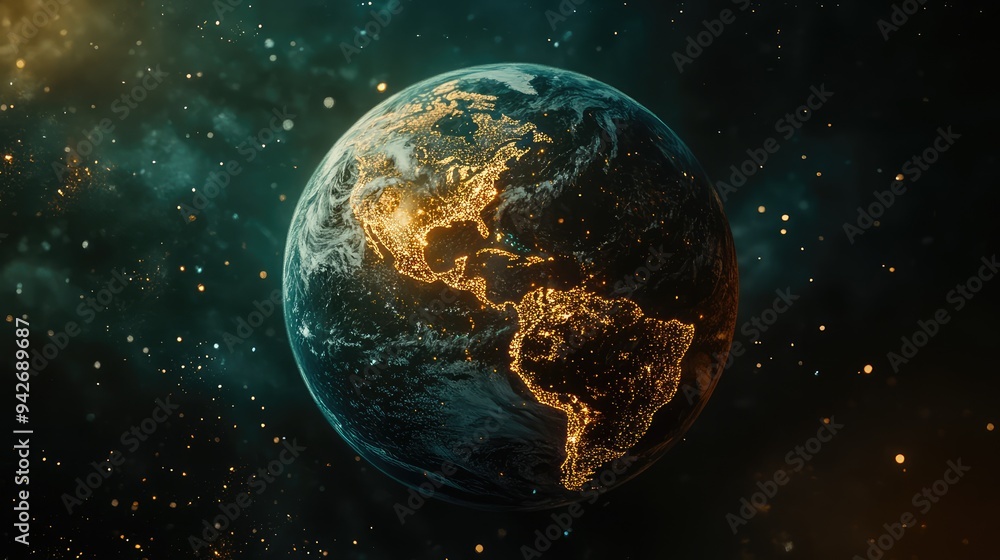 Obraz premium Earth from Space