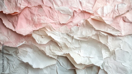 Wallpaper Mural Pink white paper texture history. Generative AI Torontodigital.ca