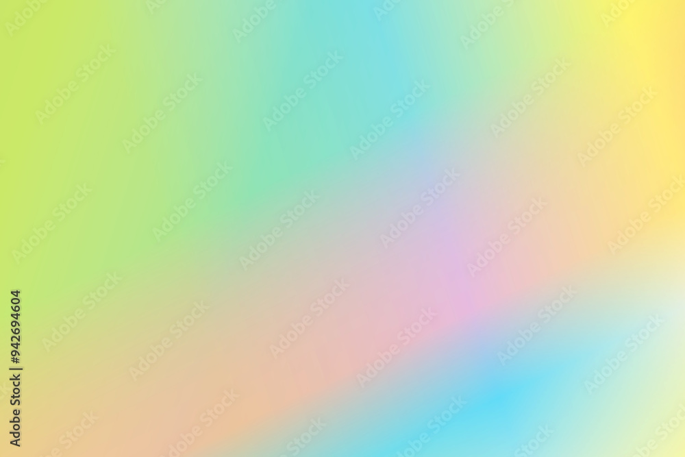 Obraz premium Color gradient background abstract mesh blend, vector blue soft bright and holographic iridescent pattern