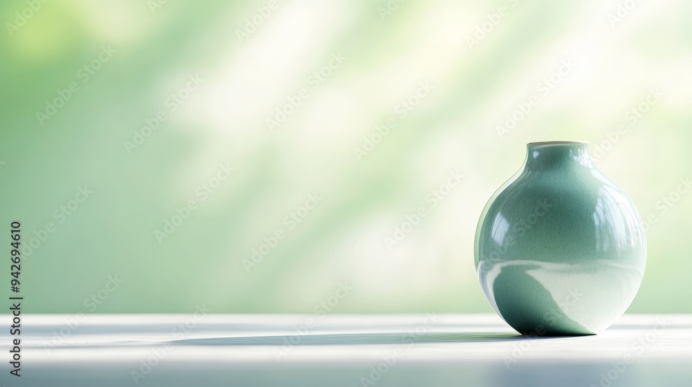 A conceptual image of a vase rolling across a surface, representing instability and the inevitable chaos of change, with a minimalist background A conceptual image of a vase rolling across a surface, representing instability and the inevitable chaos of change, with a minimalist background