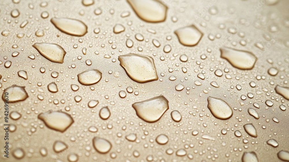 Raindrops canvas beige texture. Generative AI Raindrops canvas beige texture. Generative AI