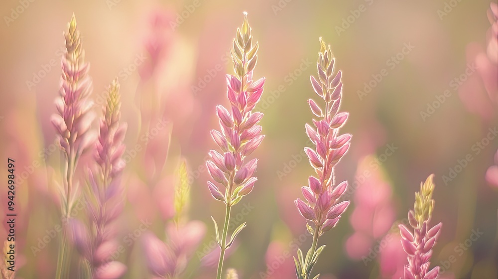 Sainfoin spring season. Generative AI Sainfoin spring season. Generative AI