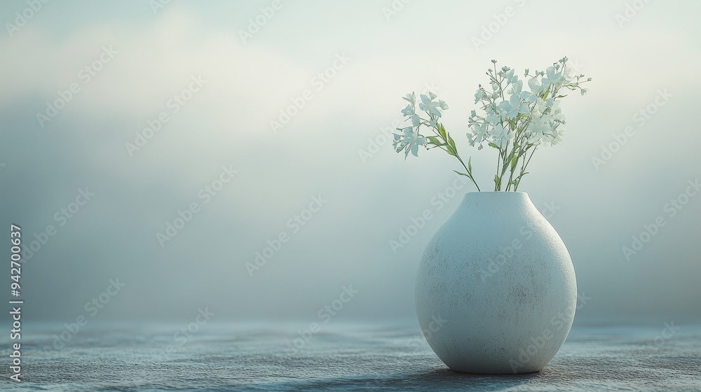 A vase filled with nothing but air, symbolizing the emptiness of materialism A vase filled with nothing but air, symbolizing the emptiness of materialism