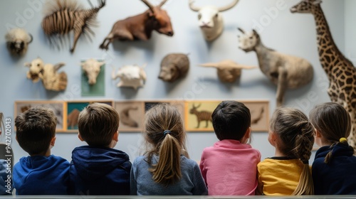Children at Natural History Museum