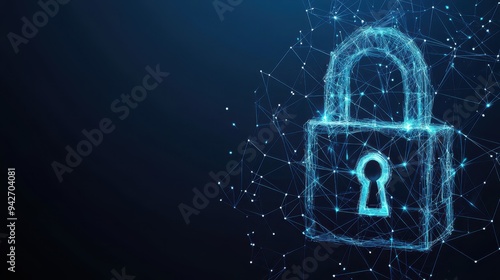 Wallpaper Mural Data protection lock for business privacy security technology Torontodigital.ca