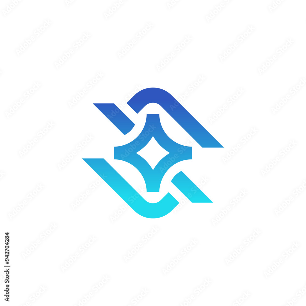 Vibrant Blue S Letter with Stars Spark, Technology Coding Programming Logo Design Vector Vibrant Blue S Letter with Stars Spark, Technology Coding Programming Logo Design Vector