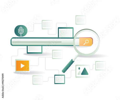 screen displaying a search engine optimization dashboard with various analytics and keyword rankings