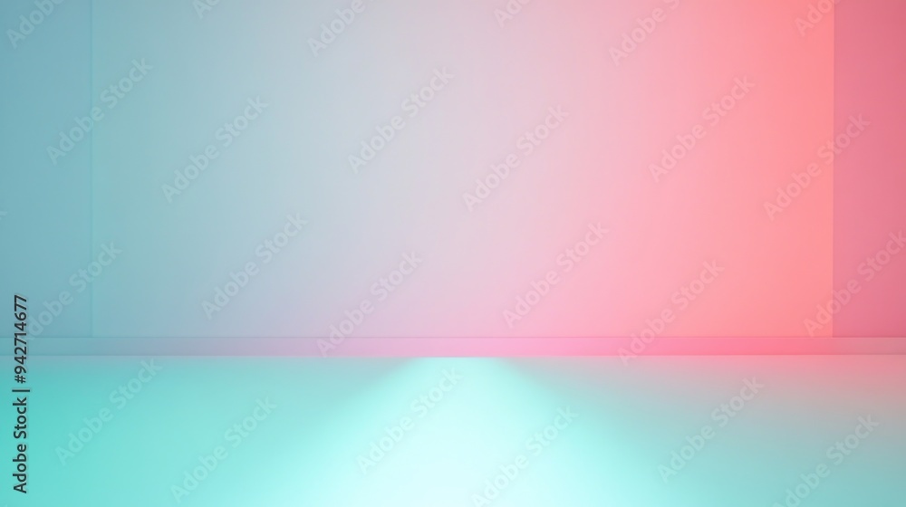 Fototapeta premium Pastel Rainbow Circular Portal