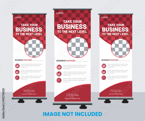 Unique and quality Corporate roll up banner design template , advertisement, pull up, background, vector illustration and display banner for your Corporate business