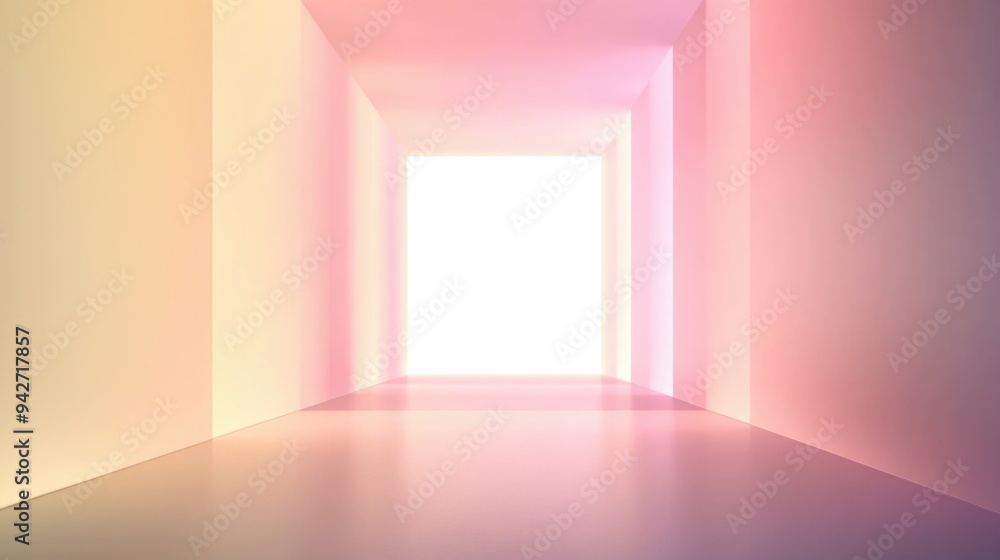 Obraz premium Abstract color gradient soft color transition organic geometry pattern background