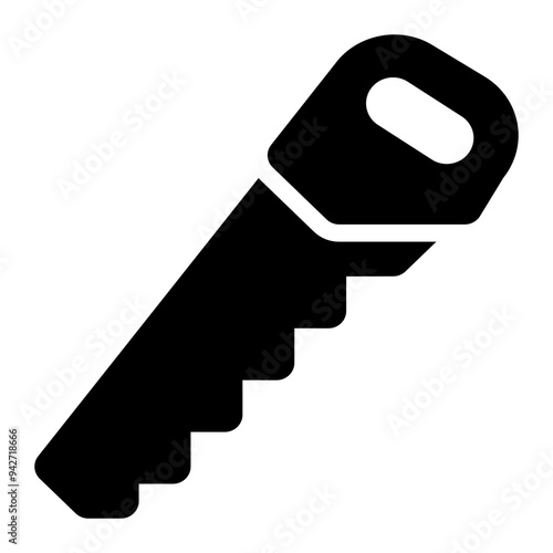saw, sawing, handsaw, carpentry, construction, wood solid or glyph icon