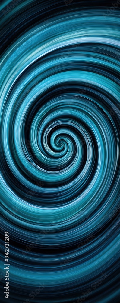 Abstract image featuring a mesmerizing spiral pattern in shades of blue, creating a sense of motion and depth. Perfect for backgrounds and designs. Abstract image featuring a mesmerizing spiral pattern in shades of blue, creating a sense of motion and depth. Perfect for backgrounds and designs.