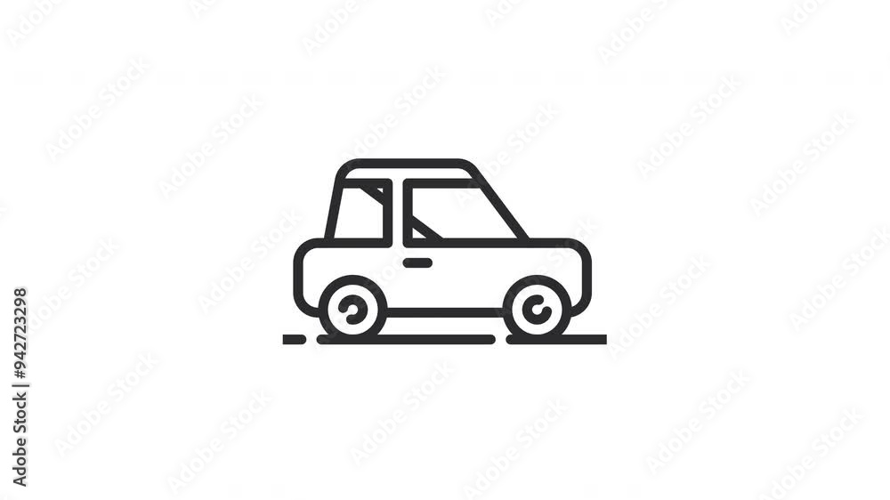Car icon animation Car icon animation