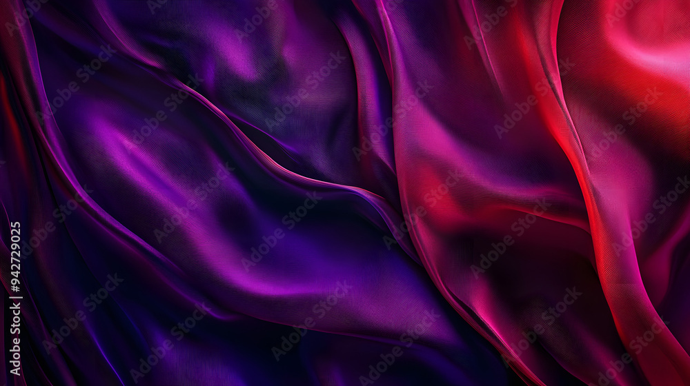 Obraz premium Abstract Purple and Red Fabric Texture.