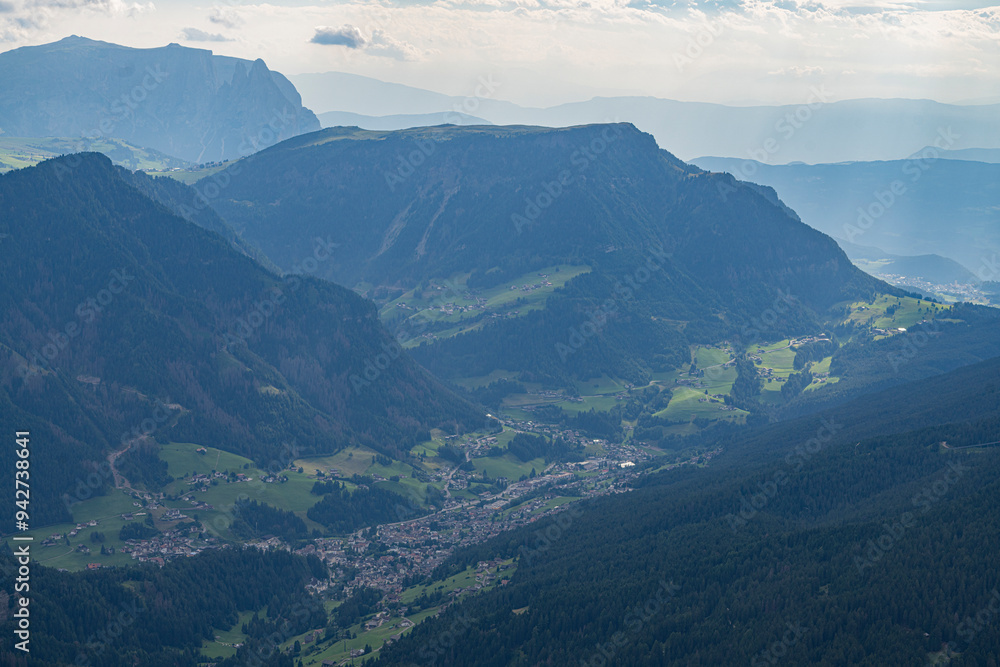 Mountain landscape at Val di Gardena, Dolomites, Italy. Mountain landscape at Val di Gardena, Dolomites, Italy.