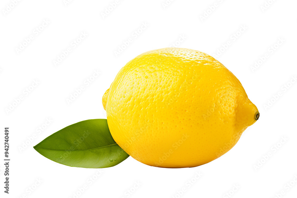 Fresh and vibrant lemon isolated on transparent background, perfect for culinary designs, health-themed projects, and organic food illustrations Fresh and vibrant lemon isolated on transparent background, perfect for culinary designs, health-themed projects, and organic food illustrations