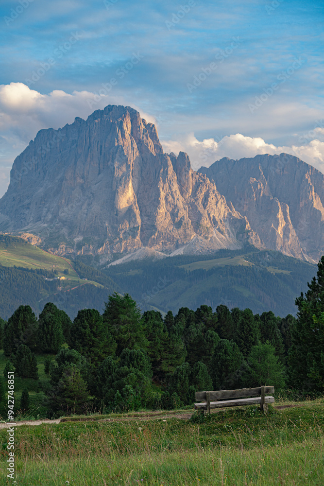 Mountain landscape at Val di Gardena, Dolomites, Italy. Mountain landscape at Val di Gardena, Dolomites, Italy.